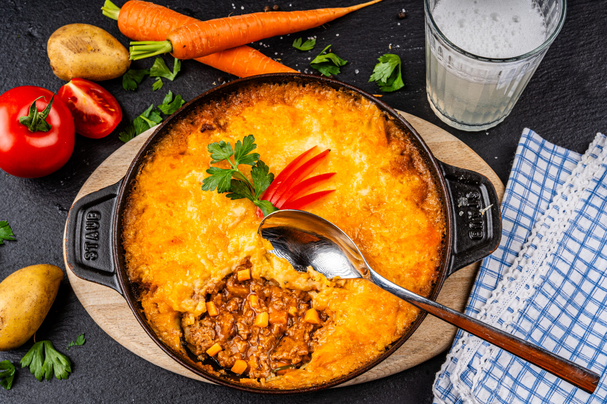 Shepherd´s Pie mit gratinierter Kartoffelhaube - Tims Kochbox